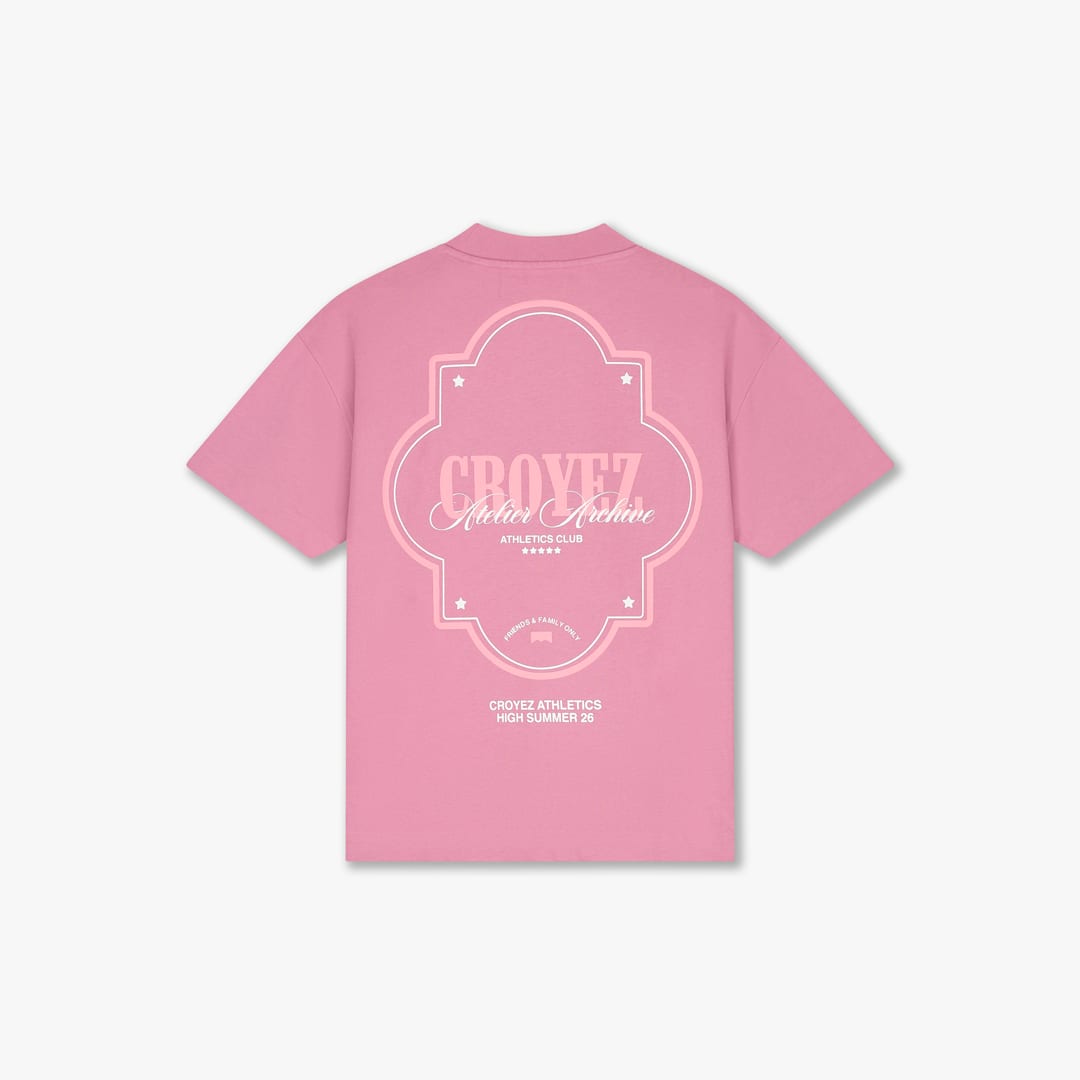Croyez Archive T-Shirt oud roze – heren