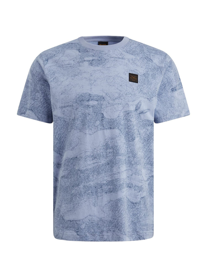 PME-Legend T-shirt blauw dessin – heren