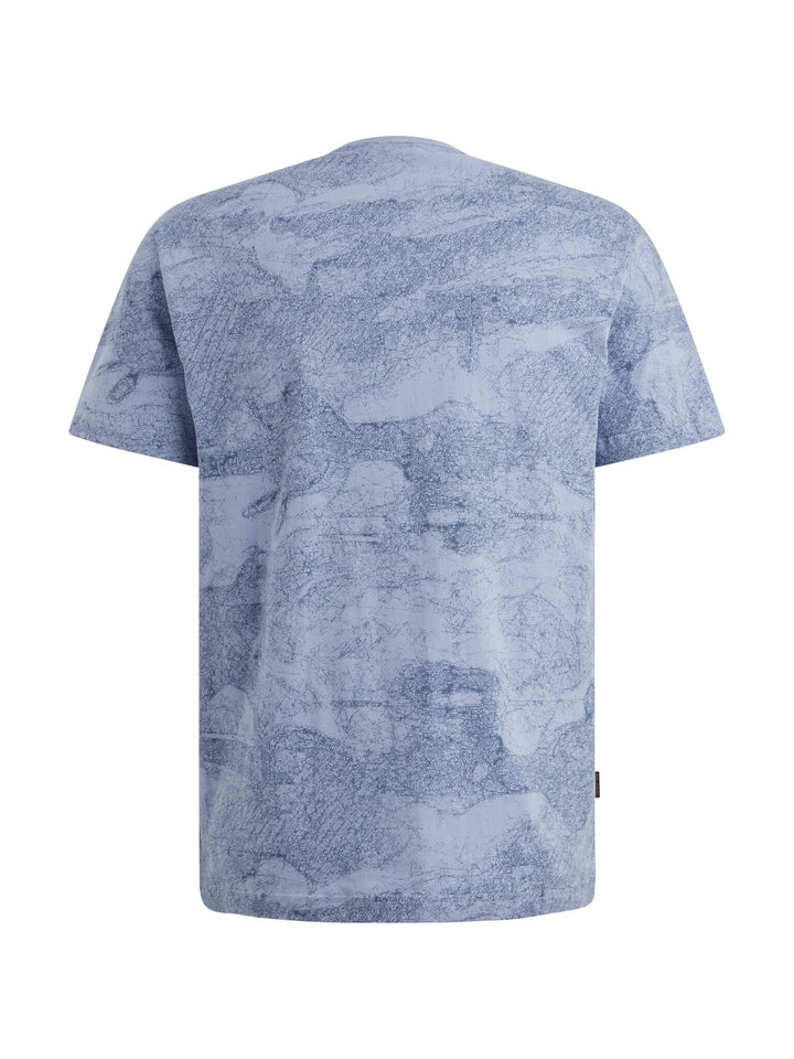 PME-Legend PTSS2605578 t-shirt blauw dessin – heren