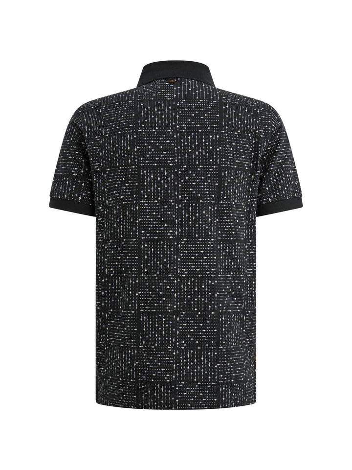 PME-Legend PPSS2605859 polo k/m heren blauw dessin