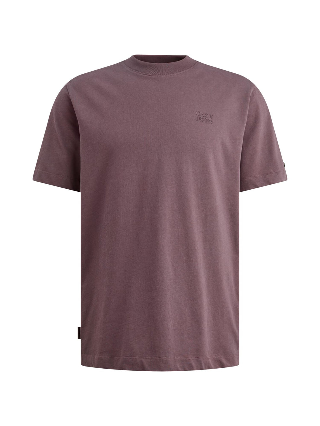 Cast Iron T-shirt mauve – heren