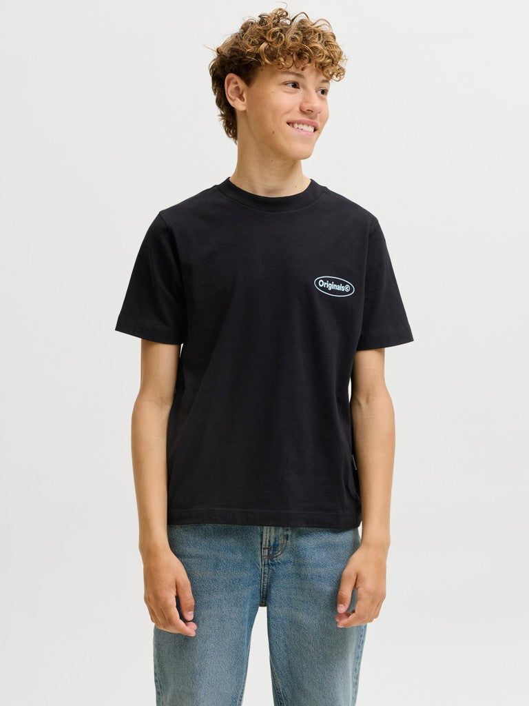 Jack & Jones Kids T-shirt K/M Zwart – Riviera