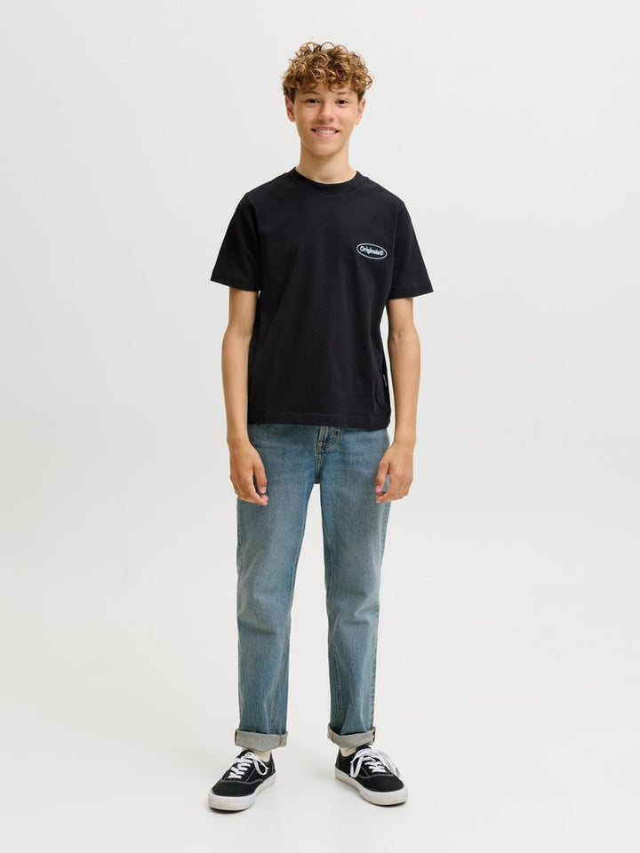 Jack & Jones Kids T-shirt K/M Zwart – Riviera
