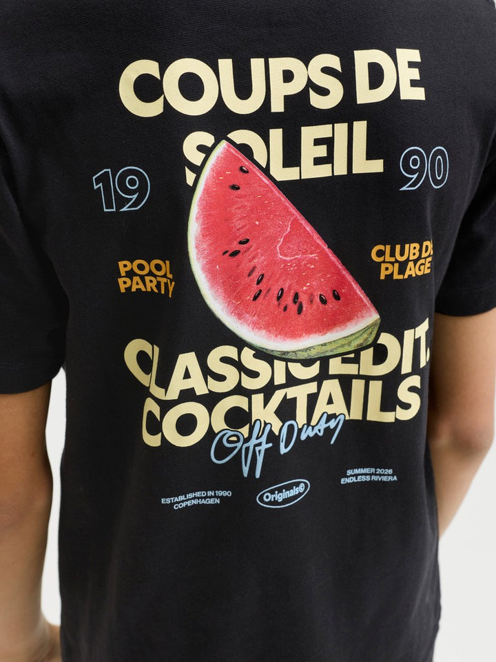 Jack & Jones Kids T-shirt K/M Zwart – Riviera