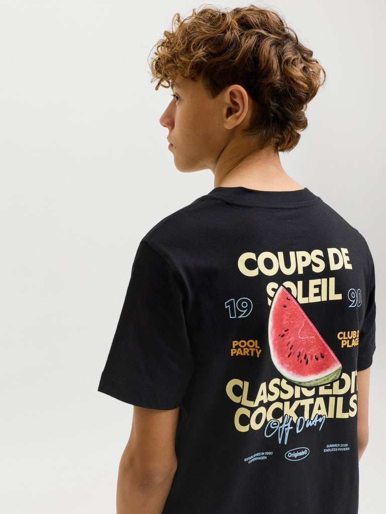 Jack & Jones Kids T-shirt K/M Zwart – Riviera