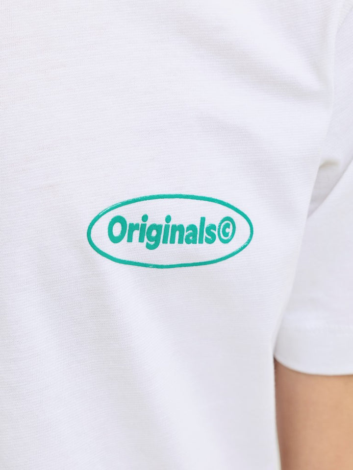 Jack & Jones Kids T-shirt Riviera – jongens - Wit