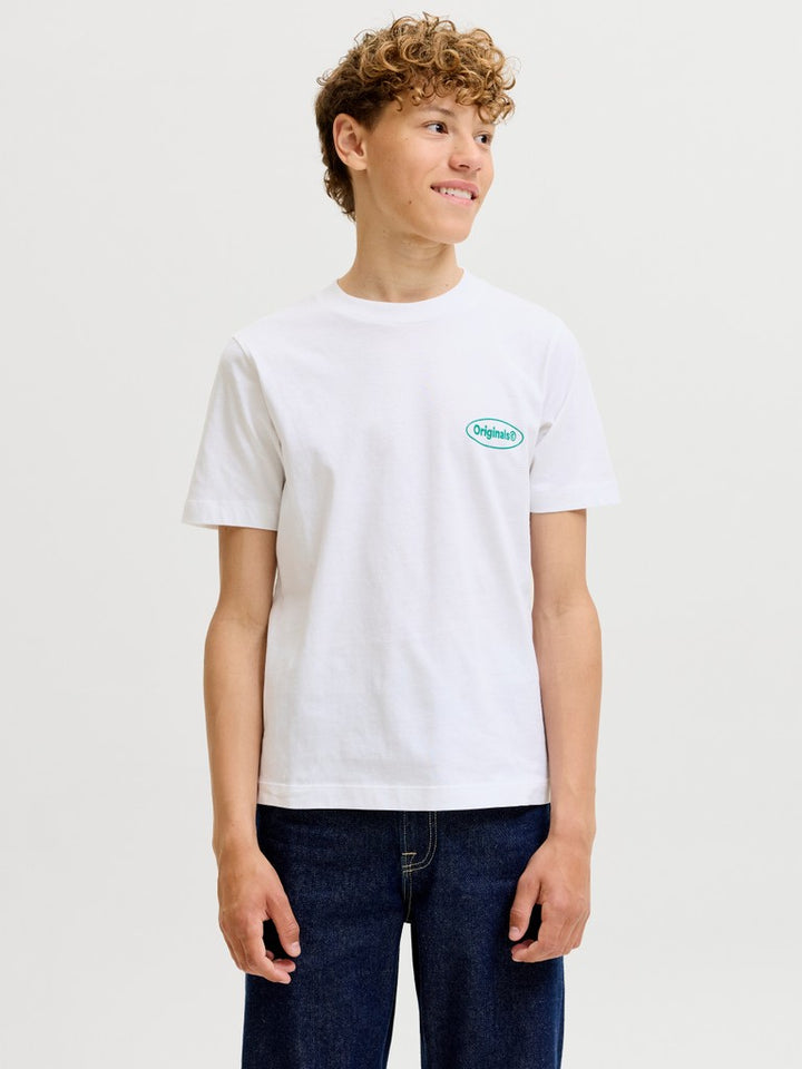 Jack & Jones Kids T-shirt Riviera – jongens - Wit