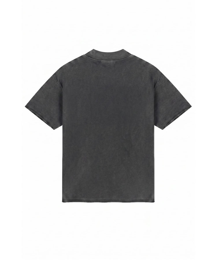 Malelions men Heavyweight Applique T-Shirt antraciet – heren