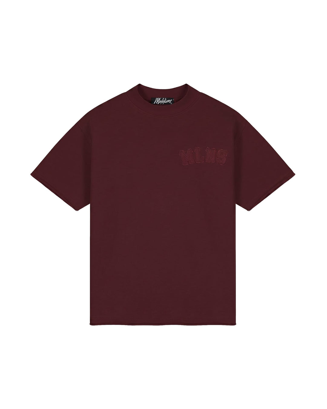 Malelions men t-shirt bordeaux – heren