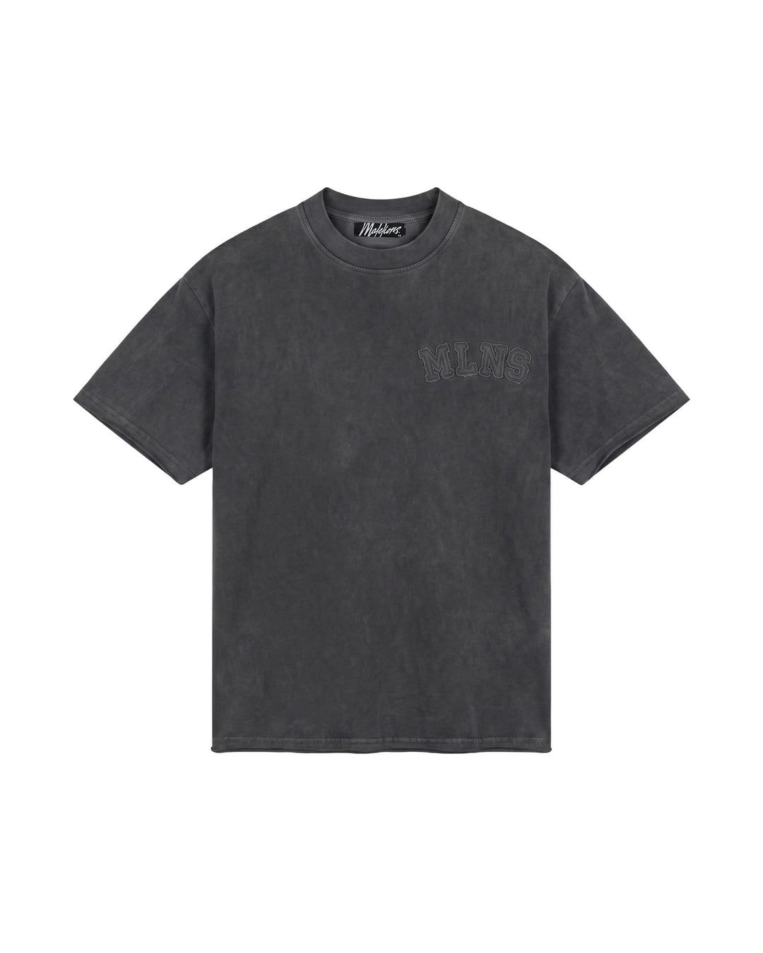 Malelions men Heavyweight Applique T-Shirt antraciet – heren