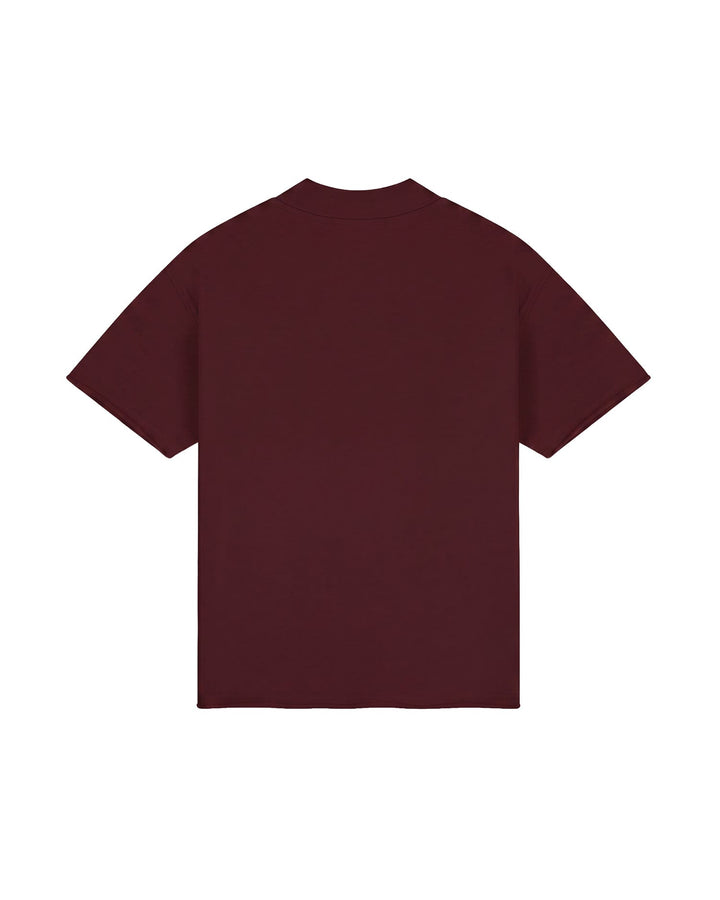 Malelions men t-shirt bordeaux – heren