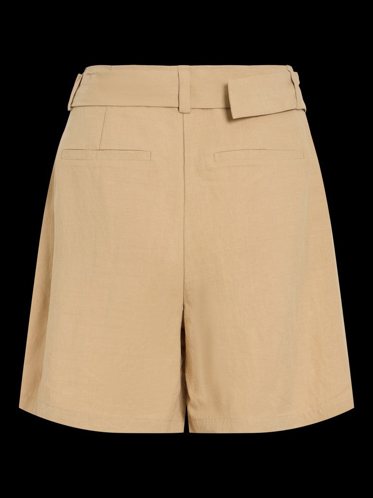 Vila 14115732 Rosita short dames licht bruin