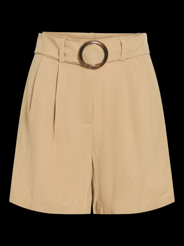 Vila 14115732 Rosita short dames licht bruin