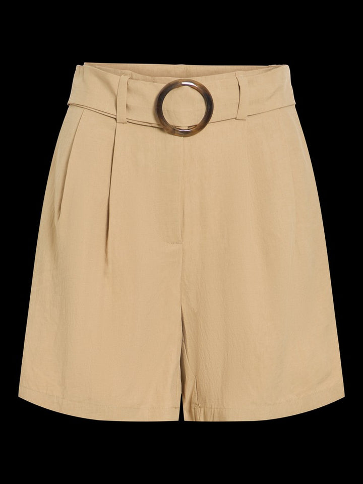 Vila 14115732 Rosita short dames licht bruin
