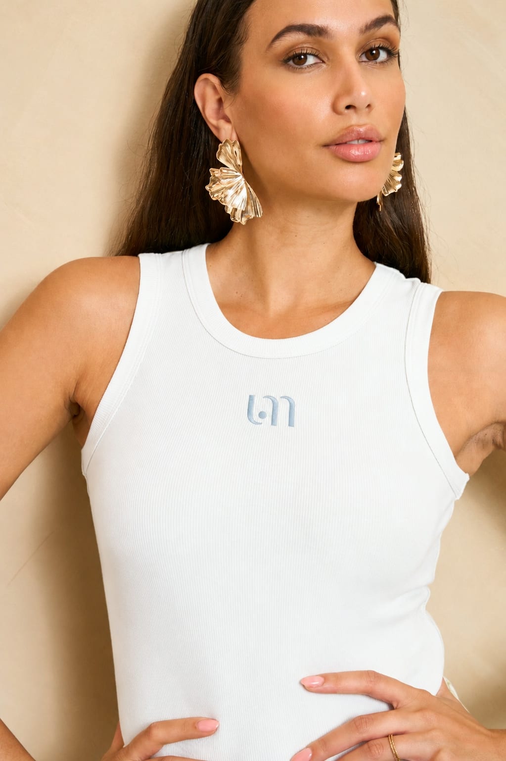Lofty Manner RD07.1 Saela off-white top – dames