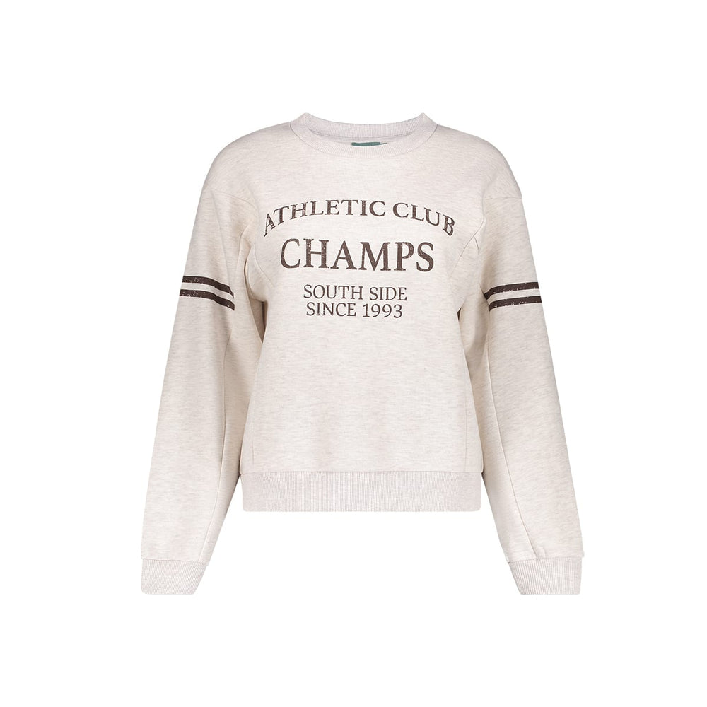 Geisha 62552-24 sweater dames grijs dessin