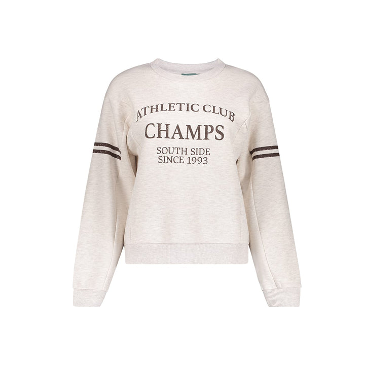 Geisha 62552-24 sweater dames grijs dessin