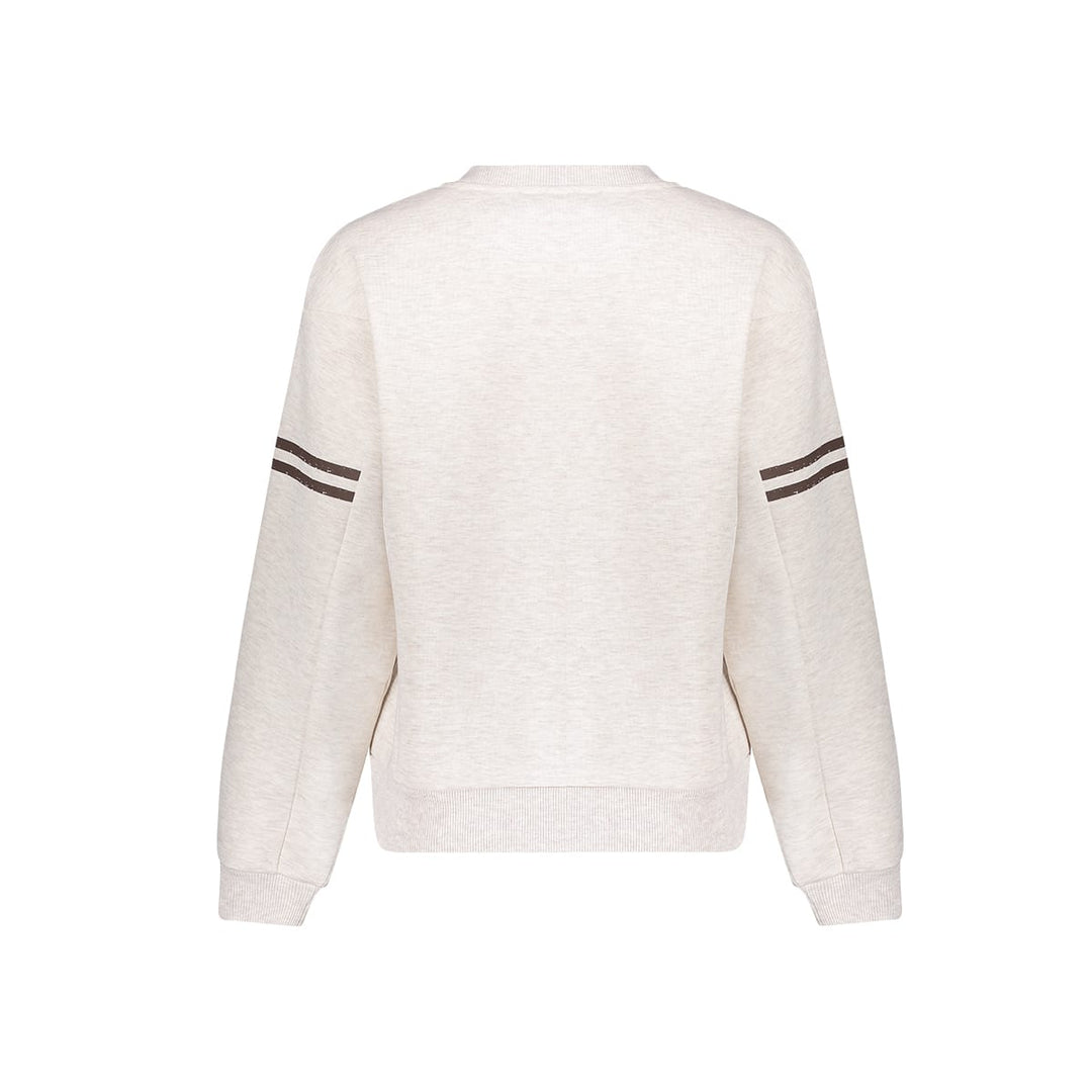 Geisha 62552-24 sweater dames grijs dessin