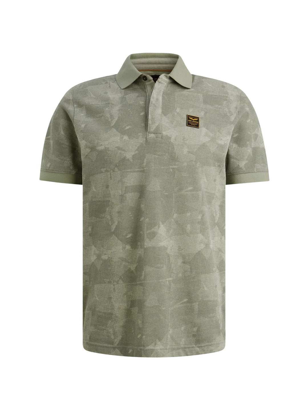PME-Legend PPSS2604851 polo k/m heren groen dessin