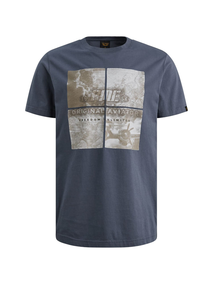 PME-Legend T-shirt rafblauw – heren