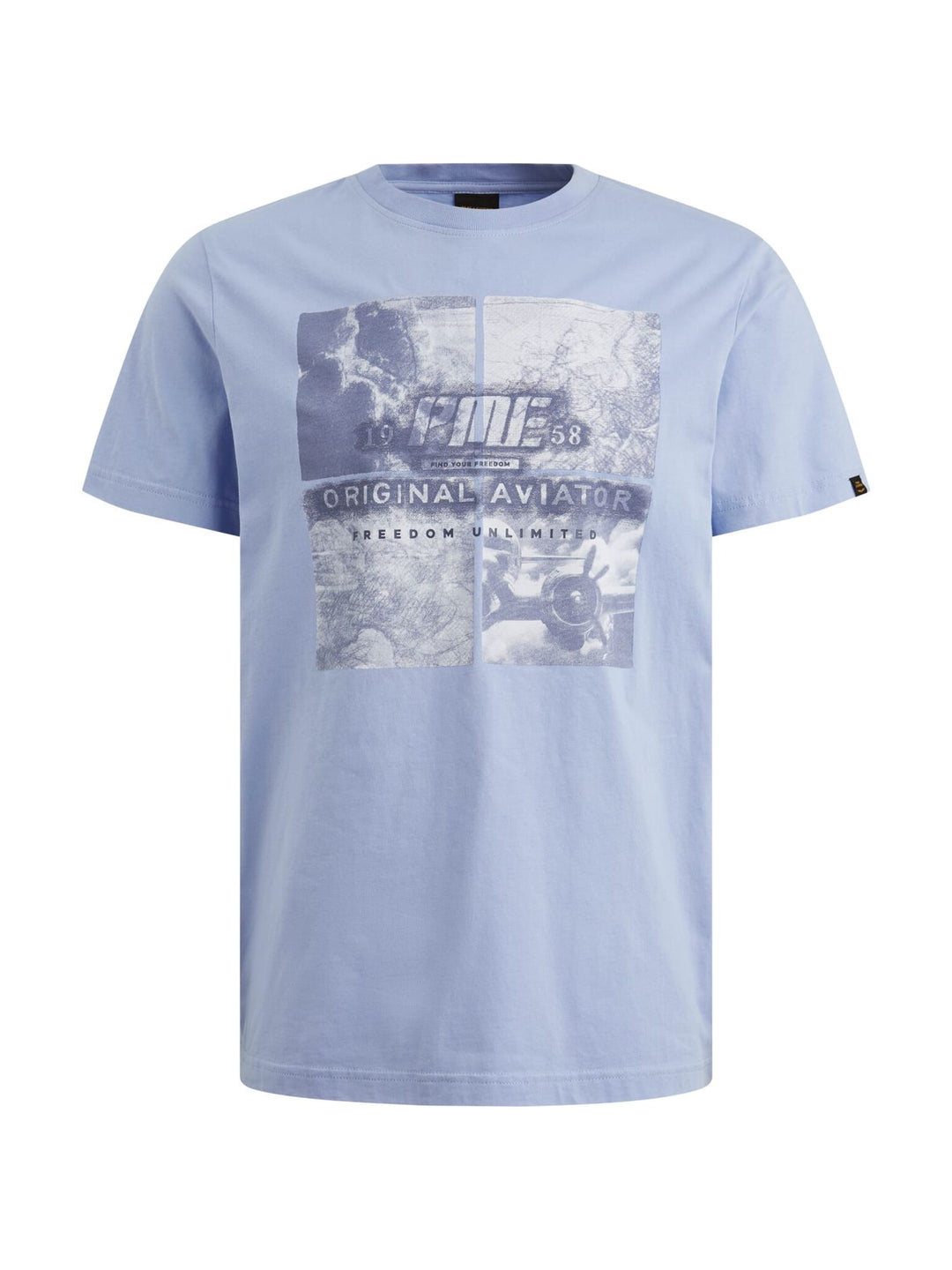 PME-Legend T-shirt lichtblauw – heren