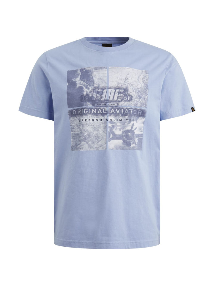 PME-Legend T-shirt lichtblauw – heren