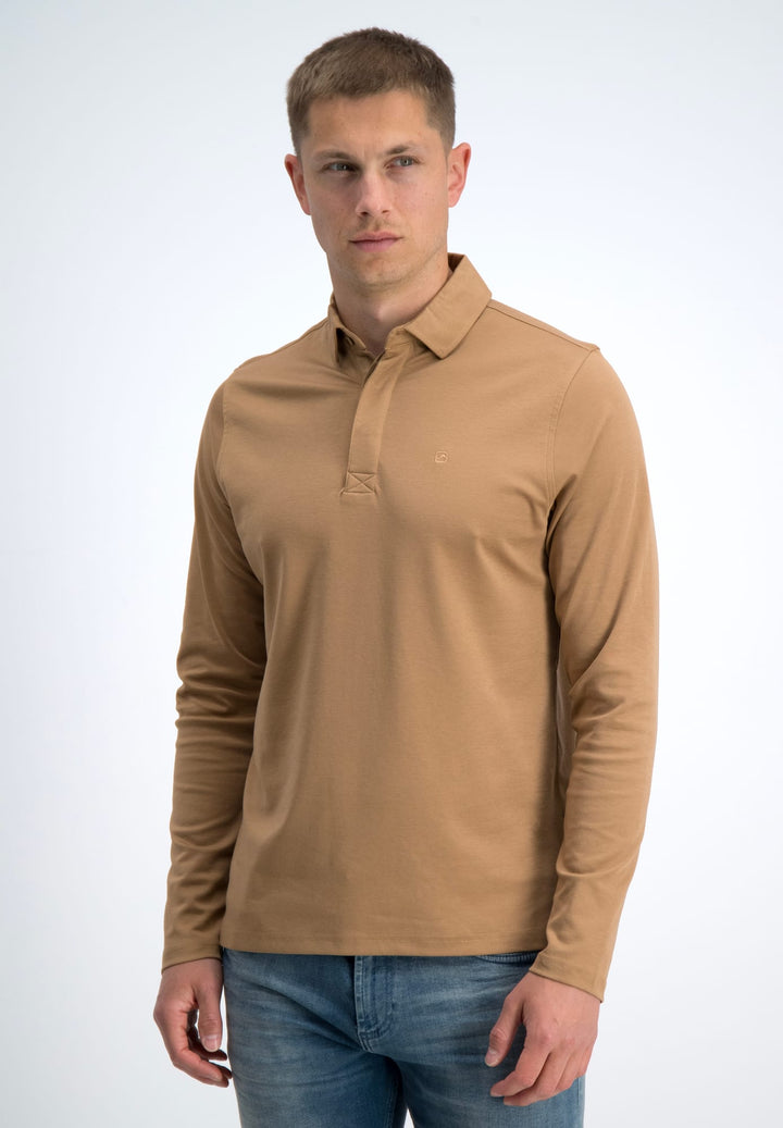 Gabbiano men 236220 LUCA polo l/m camel – heren