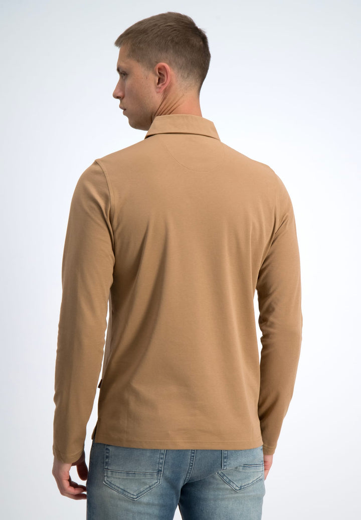 Gabbiano men 236220 LUCA polo l/m camel – heren