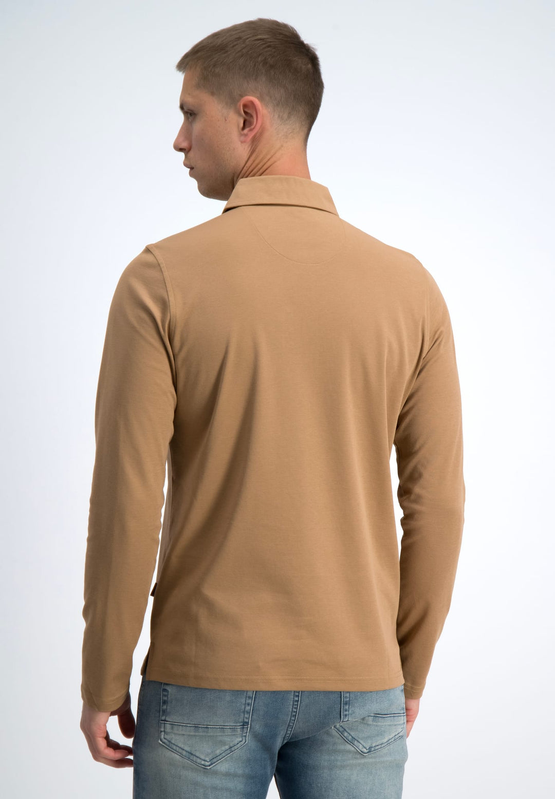 Gabbiano men 236220 LUCA polo l/m camel – heren