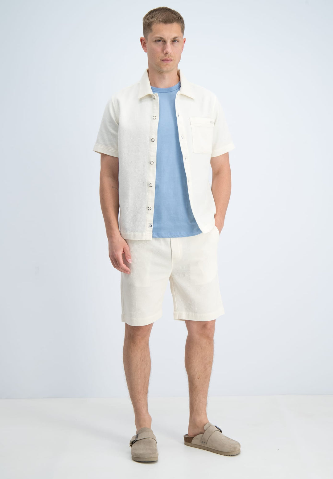 Gabbiano men short heren ecru – 8266810 Daris