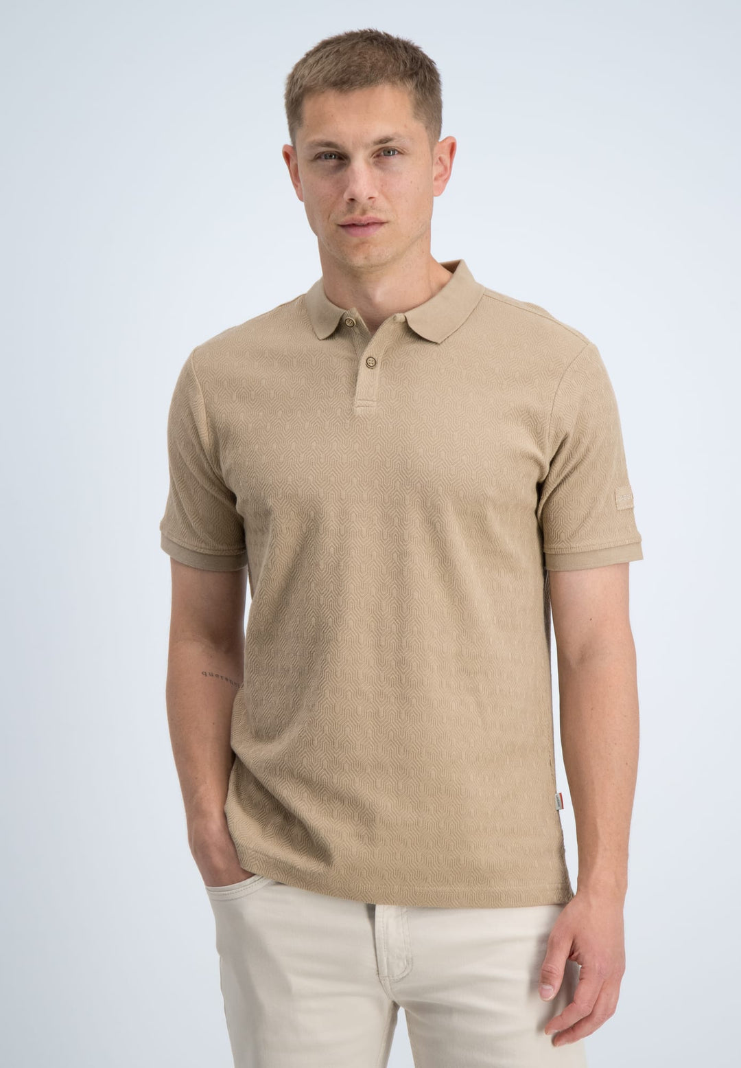 Gabbiano men polo bruin – heren