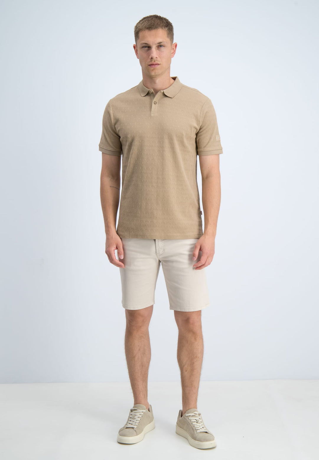 Gabbiano men polo bruin – heren