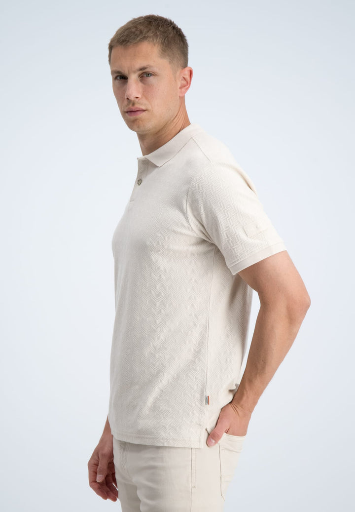 Gabbiano men polo k/m beige – heren