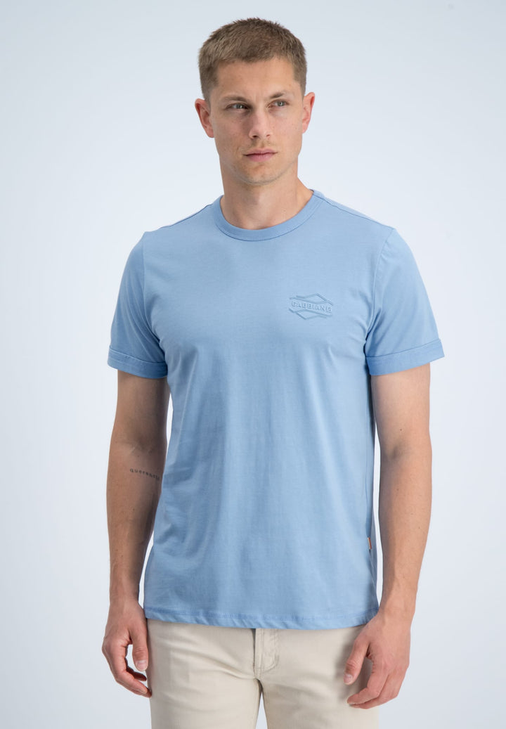 Gabbiano men t-shirt lichtblauw – heren