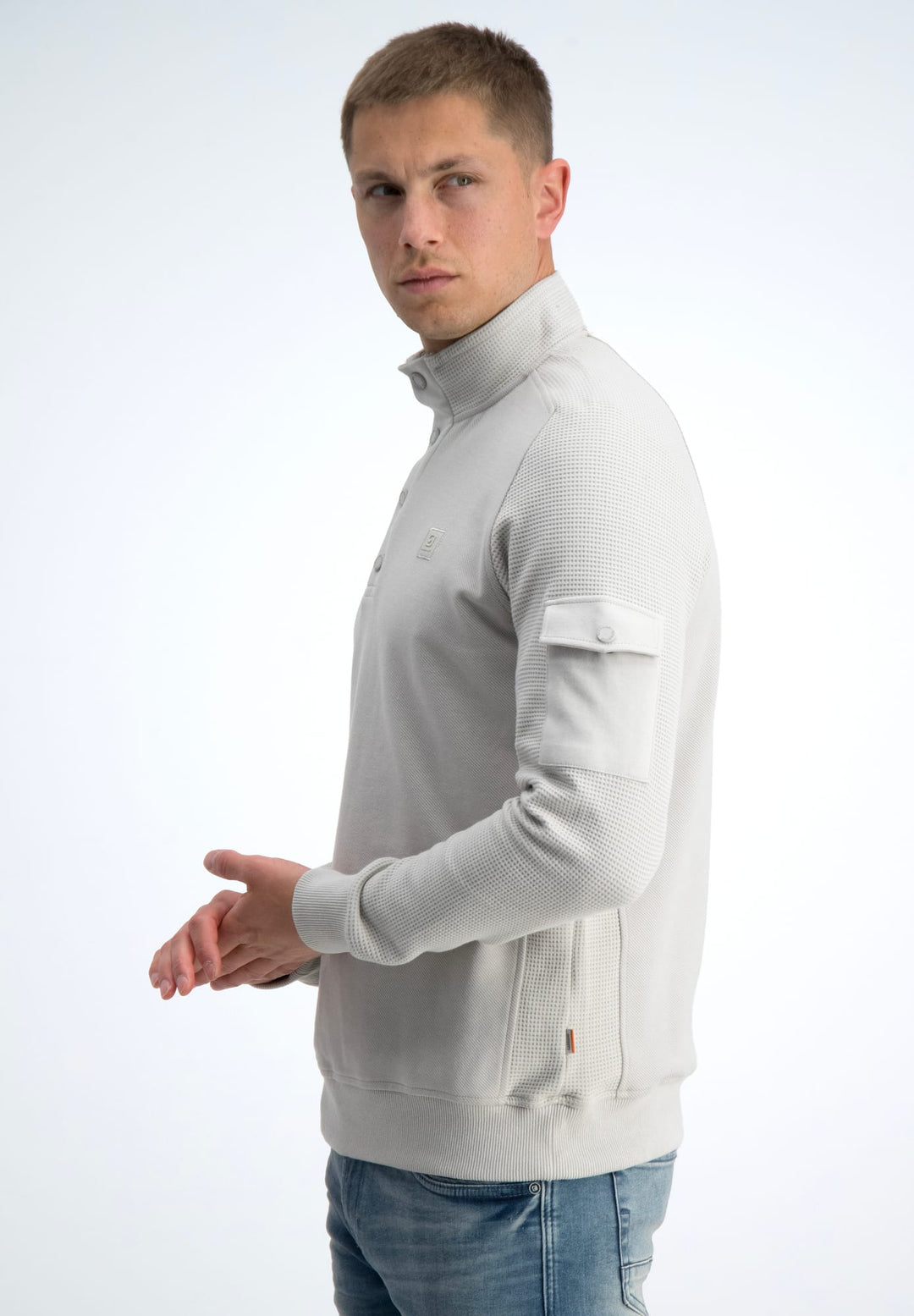 Gabbiano men sweater highcollar kit – heren