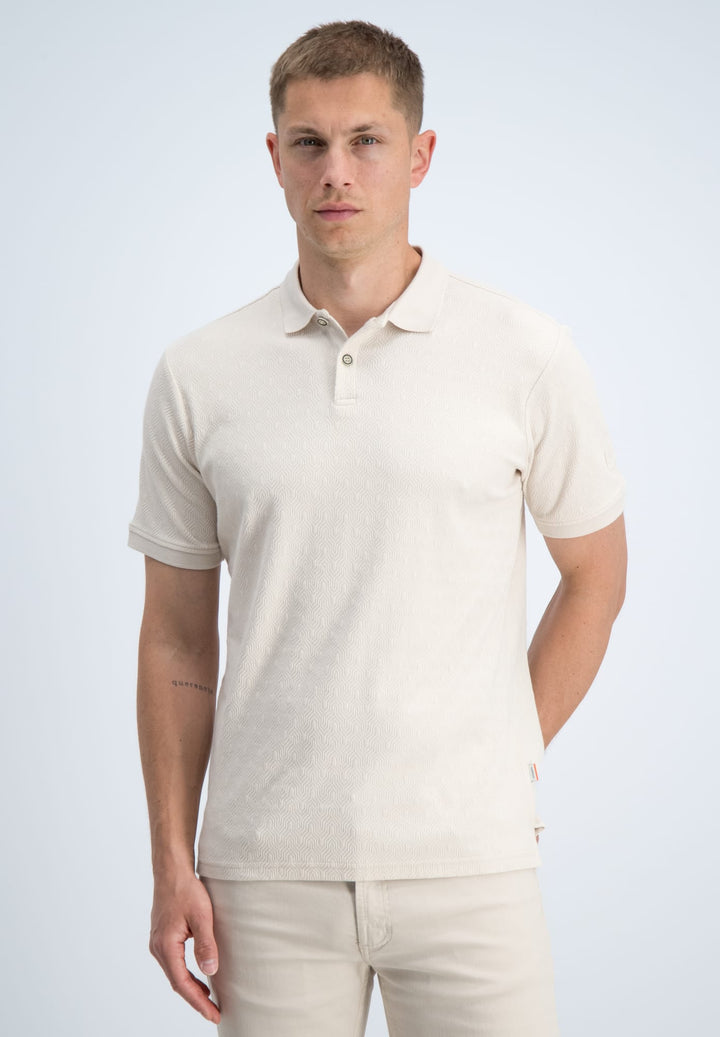 Gabbiano men polo k/m beige – heren