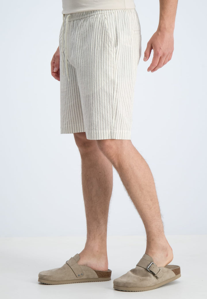 Gabbiano men short heren ecru dessin – 8266815 Sidar