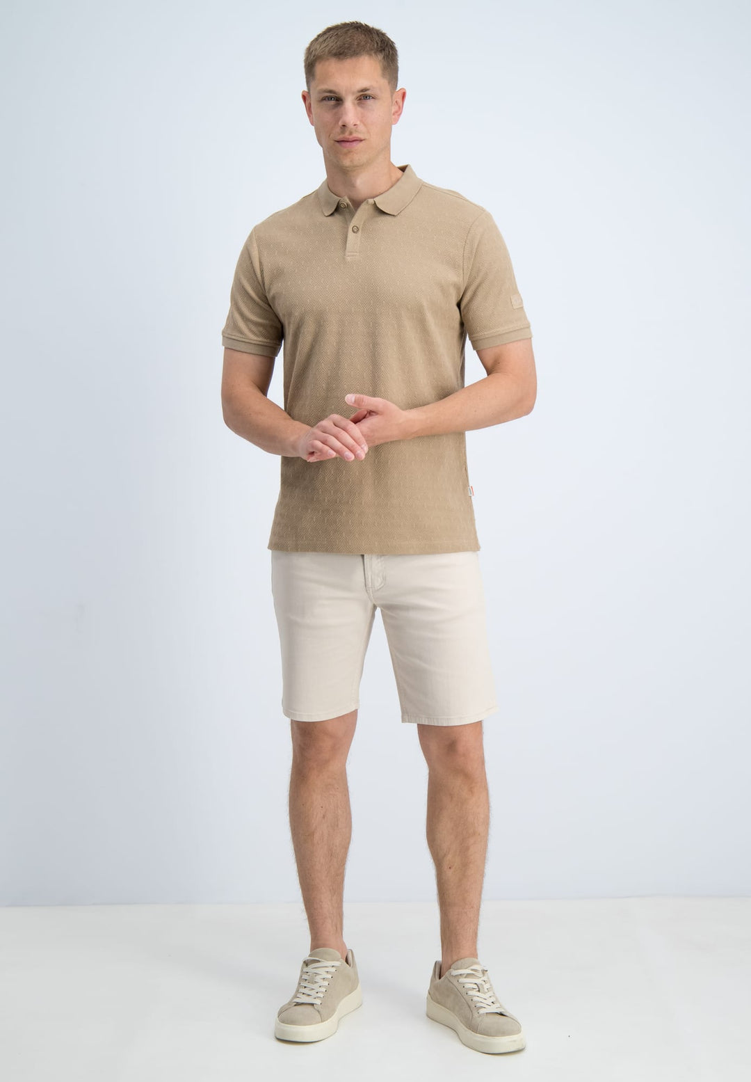 Gabbiano men polo bruin – heren