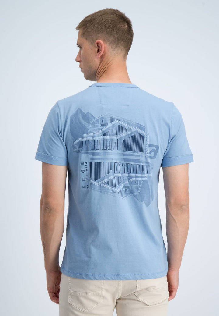 Gabbiano men t-shirt lichtblauw – heren