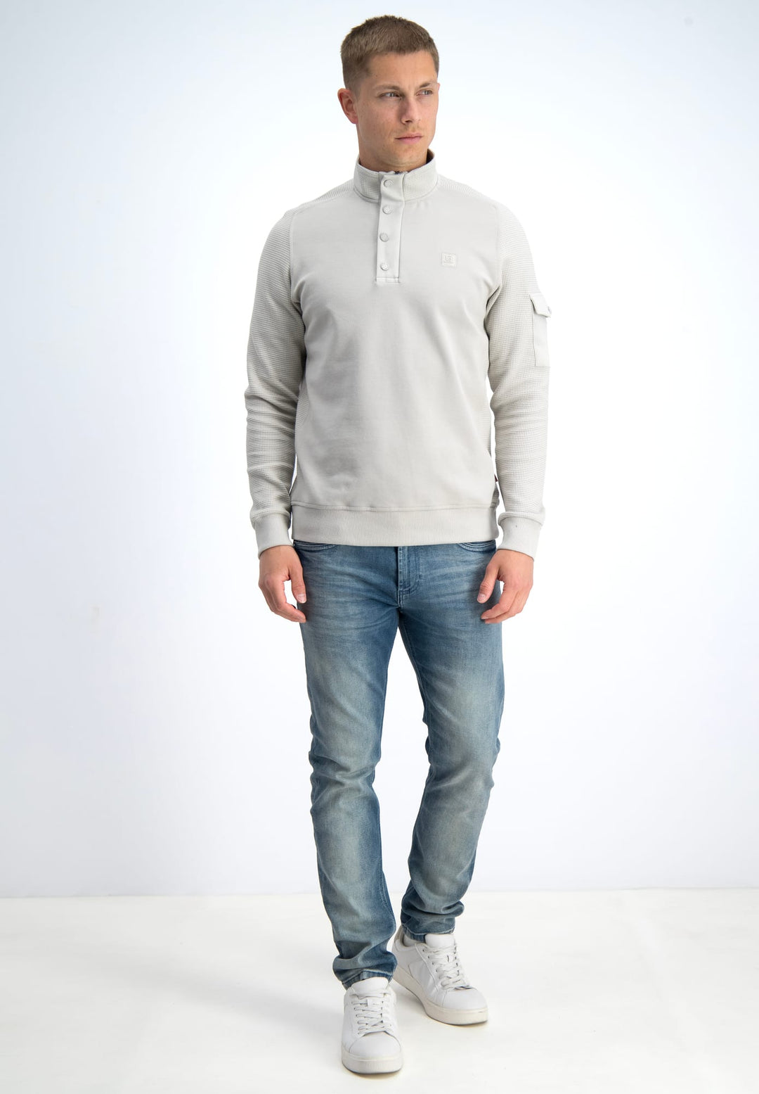 Gabbiano men sweater highcollar kit – heren