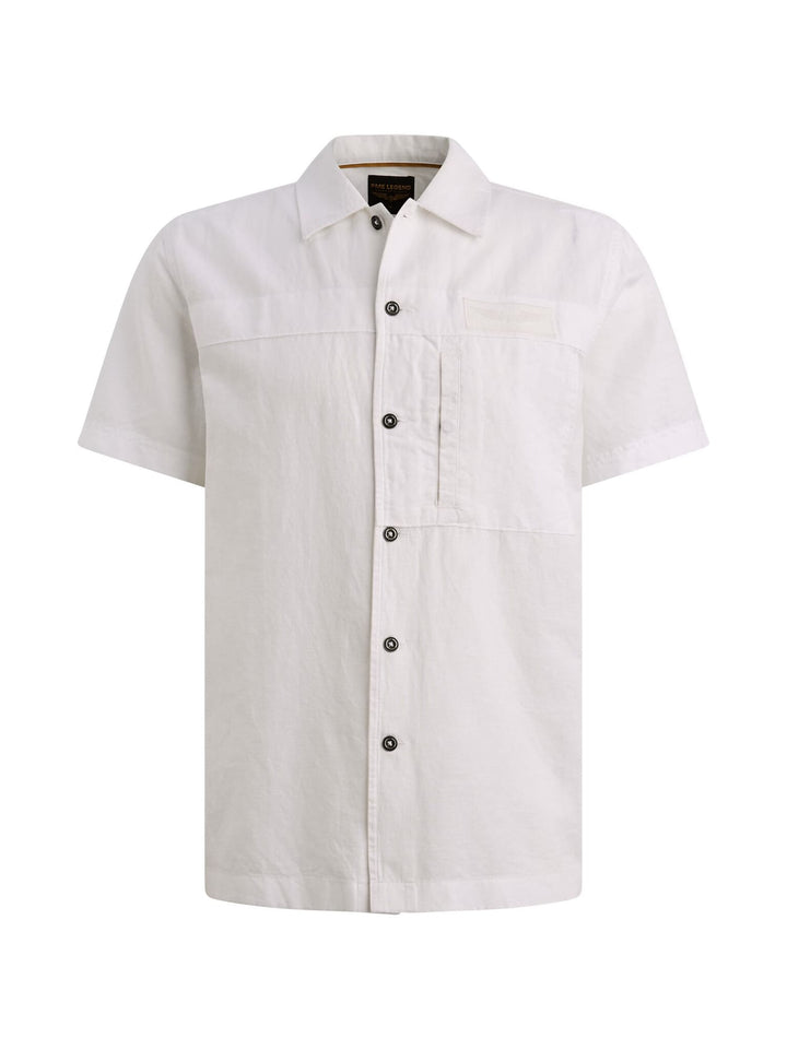 PME-Legend overhemd k/m heren off-white – PSIS2605236