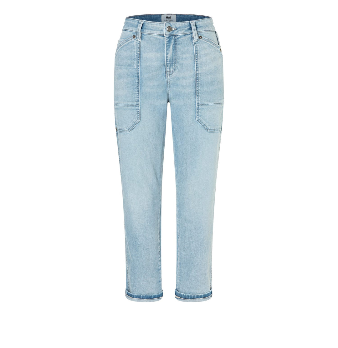 MAC IOWA Baggy jeans blauw denim – dames - Blue Denim