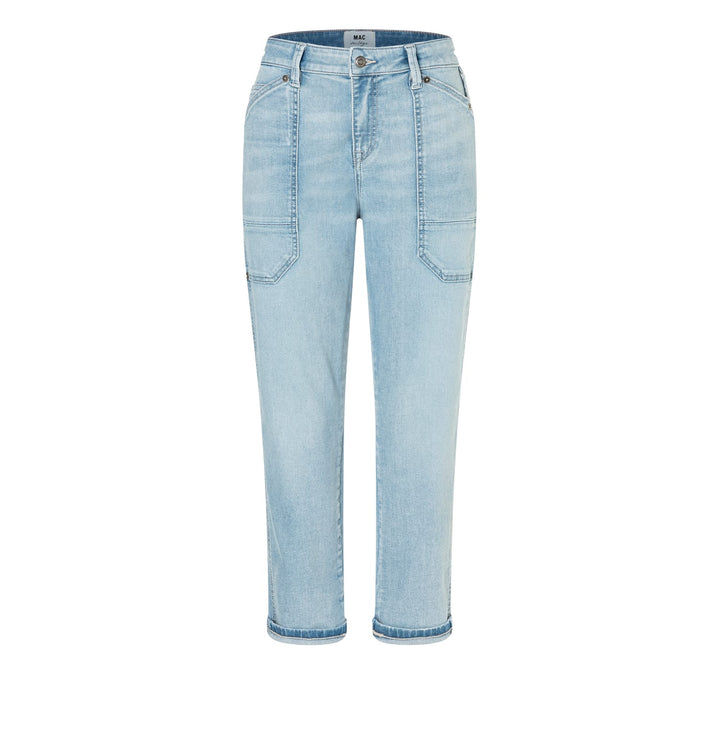 MAC IOWA Baggy jeans blauw denim – dames - Blue Denim