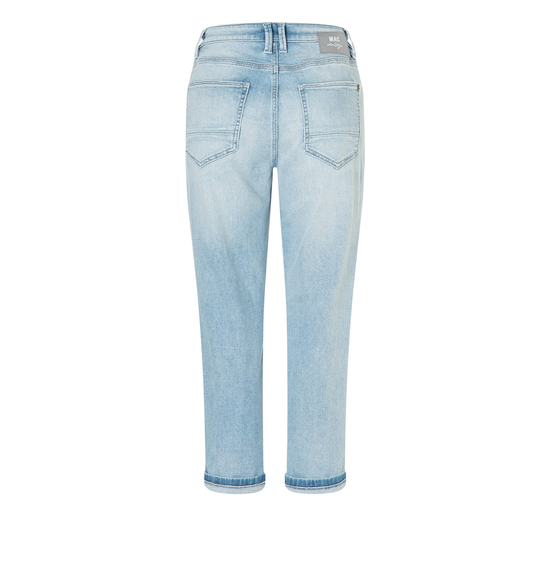 MAC IOWA Baggy jeans blauw denim – dames - Blue Denim