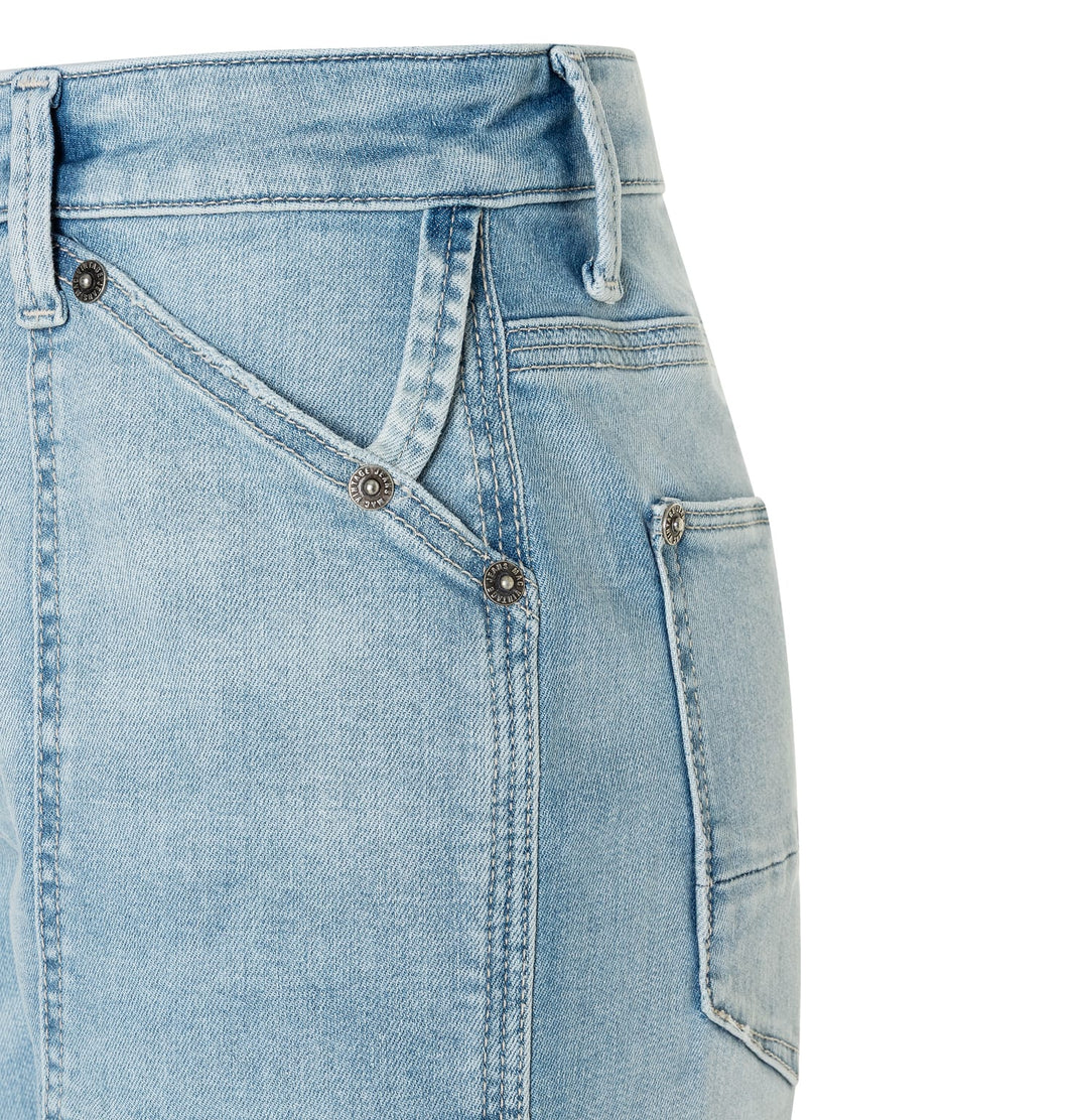 MAC IOWA Baggy jeans blauw denim – dames - Blue Denim