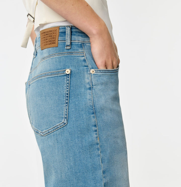 MAC jeans low croth-baggy fit dames – blue denim