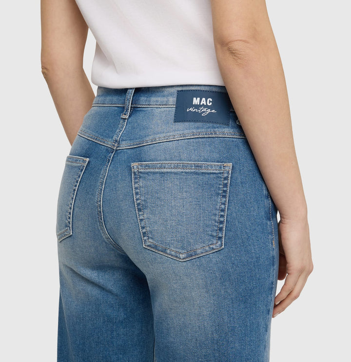 MAC jeans bootcut flare fit dames – blue denim - 32