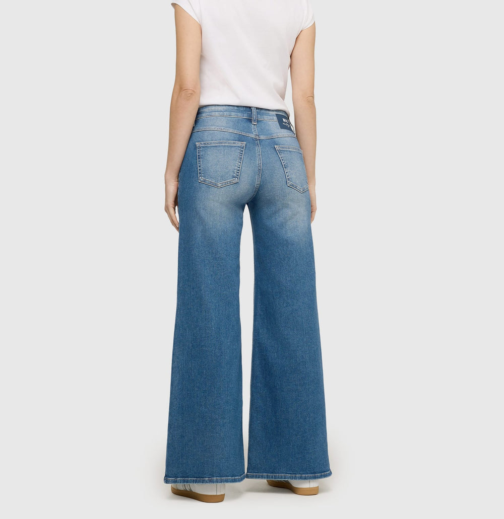 MAC jeans bootcut flare fit dames – blue denim - 32