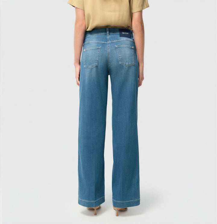 MAC Dream wide jeans loose fit dames – blue denim - L34