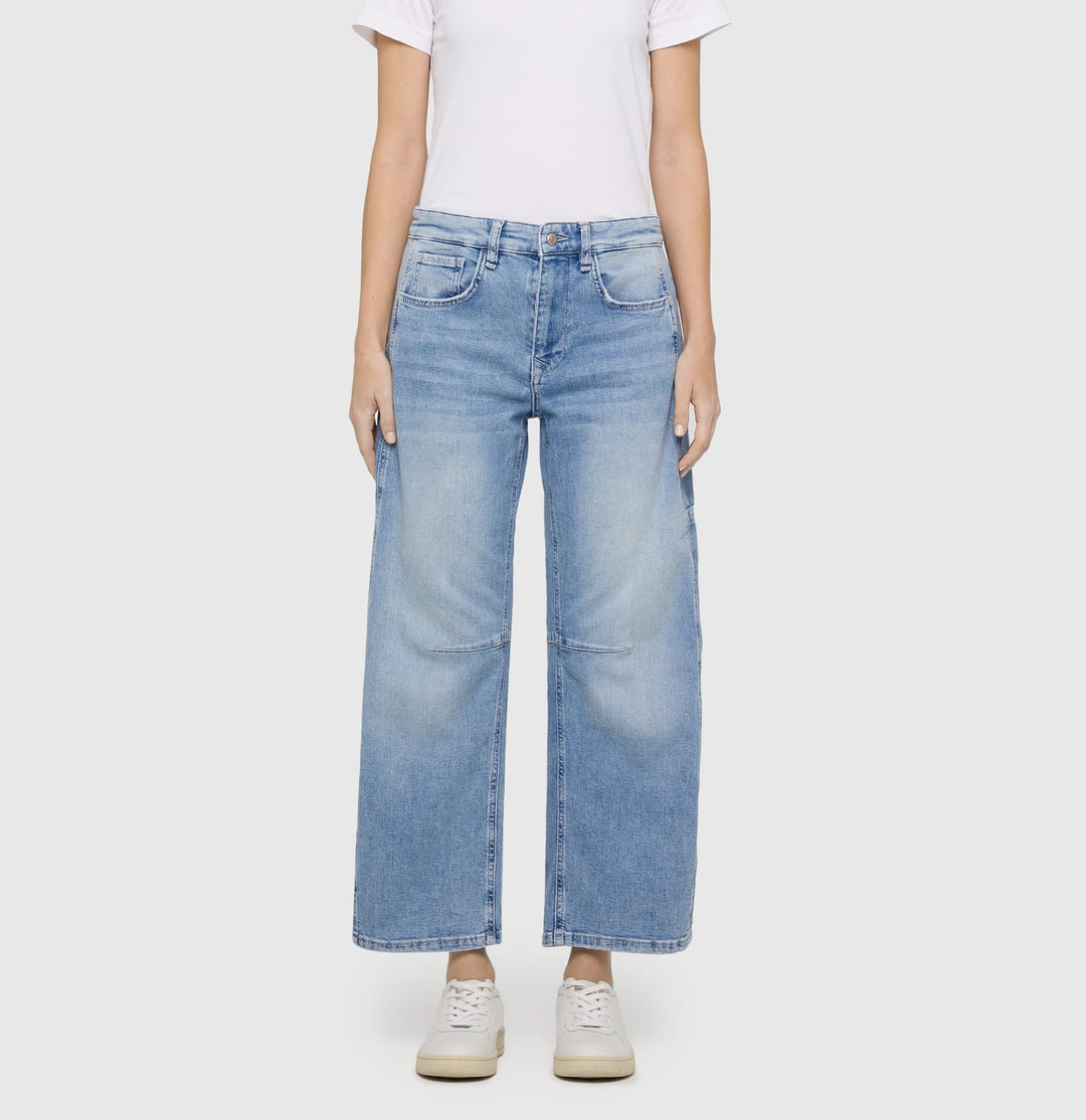 MAC jeans low croth-baggy fit dames – blue denim